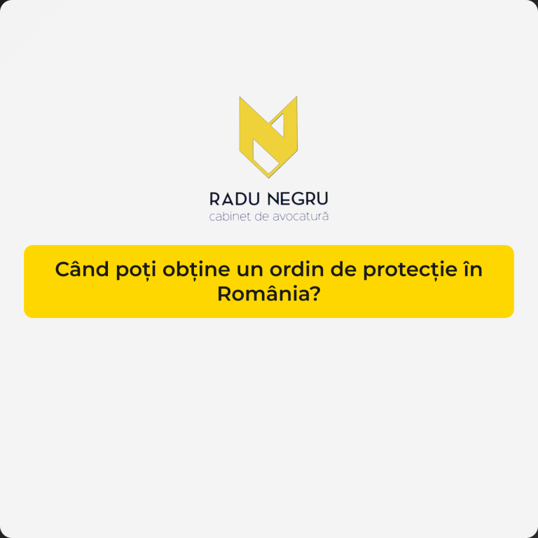 Când poți obține un ordin de protecție în România?