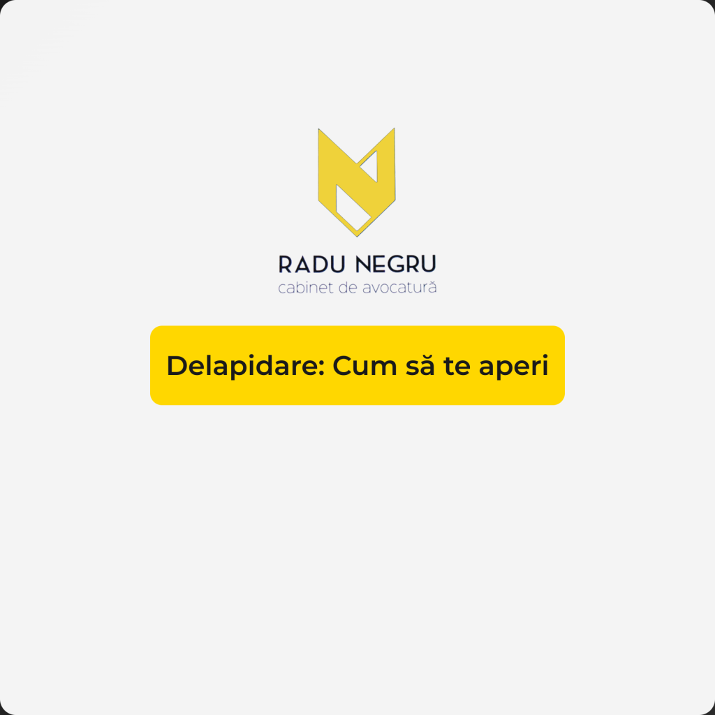 Delapidare Cum sa te aperi