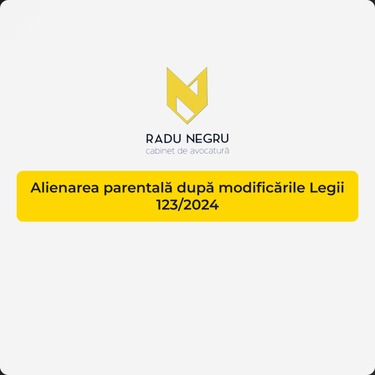 Alienarea parentală după modificările Legii 123/2024